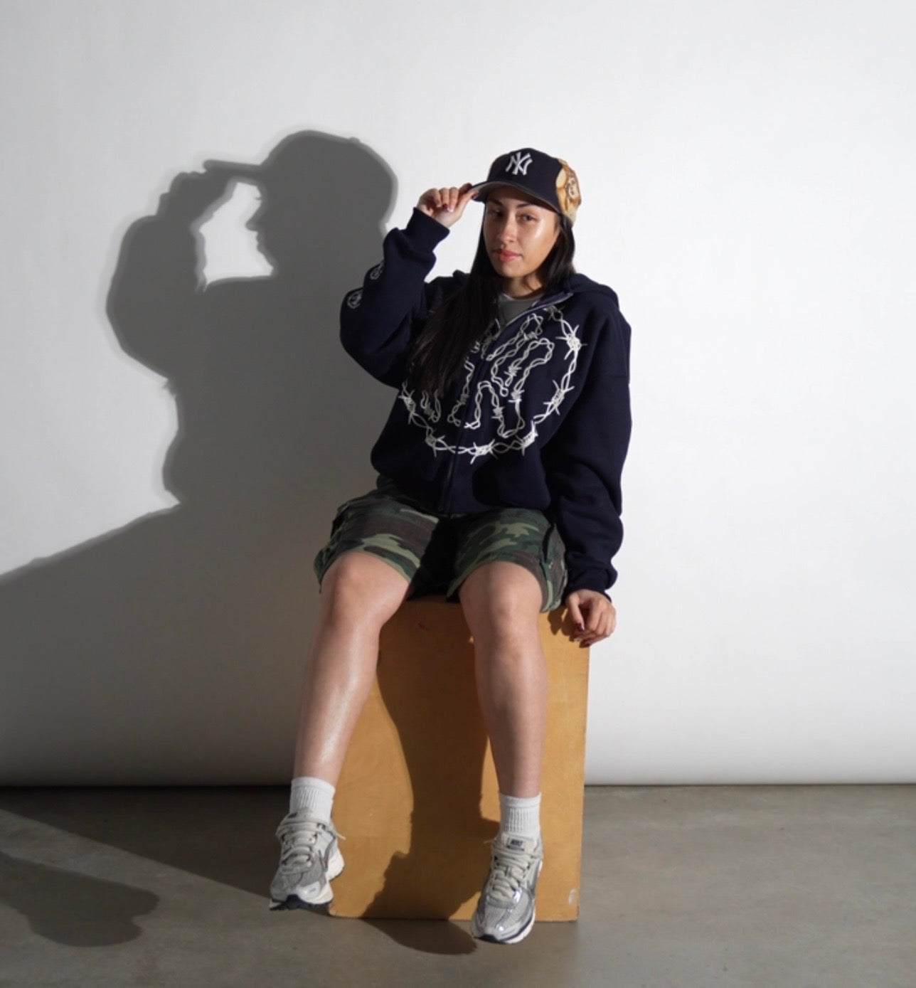 NY Wire Zip-Up Hoodie