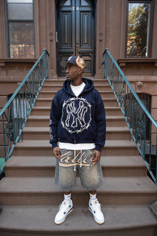 NY Wire Zip-Up Hoodie