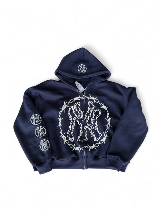 NY Wire Zip-Up Hoodie